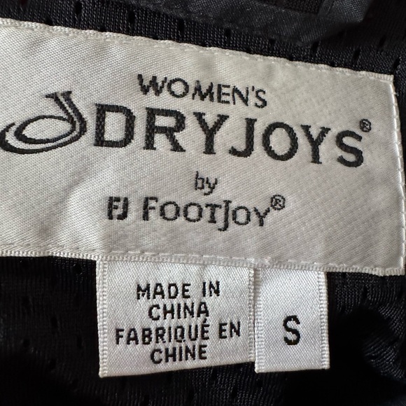 FootJoy DryJoy Red and Black Rain Jacket Windbreaker and Matching Pants - Picture 4 of 11